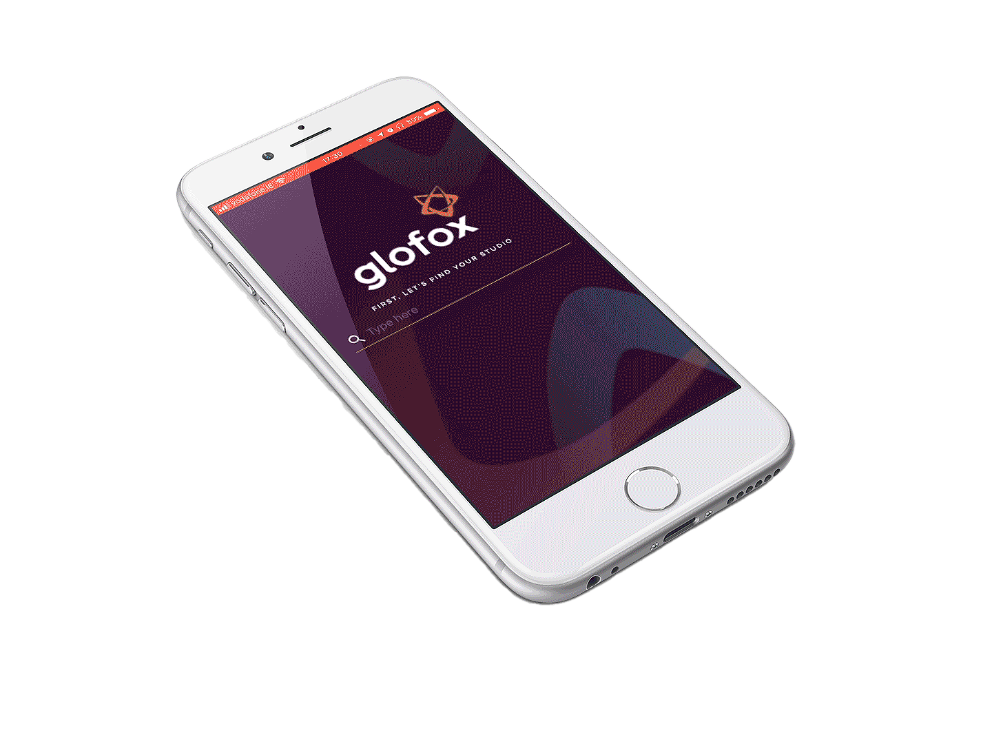 Glofox app for mobile phones. Apple or android